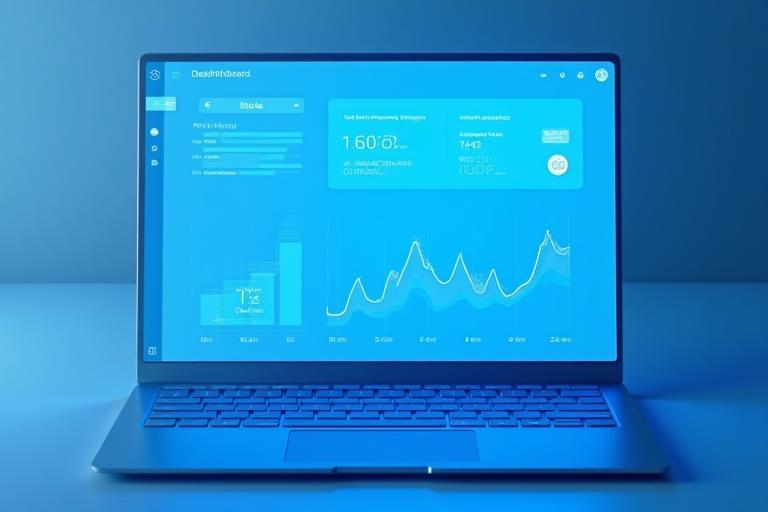 Dashboard SehatScore di layar laptop
